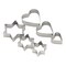 Chef Craft 6pc Stainless Steel Cookie Cutter Set - Star and Heart Shapes